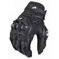 2022 mens women leather moto racing carbon fiber gloves bicycle cycling motorbike riding glove motorcycle gloves