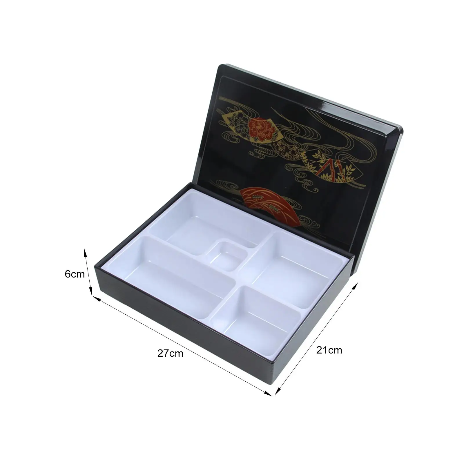 Японская коробка для бенто с крышкой Японский поднос суши офиса ресторана