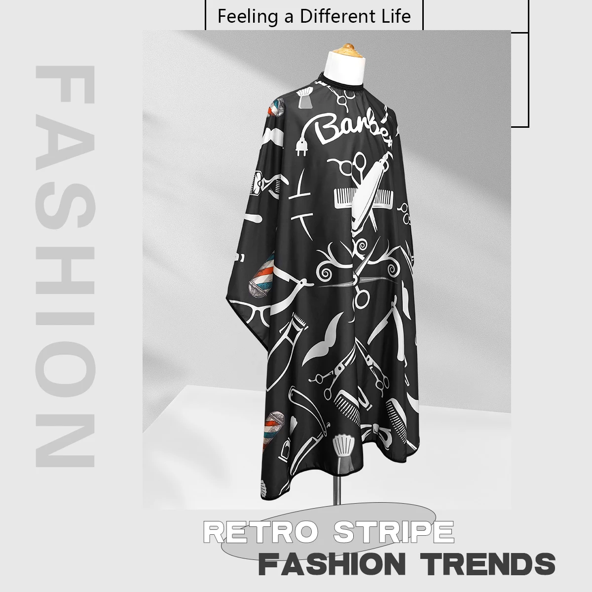 Antystatyczna peleryna do stylizacji włosów Wodoodporna włóknina Akcesoria owijania Narzędzia Parishahar