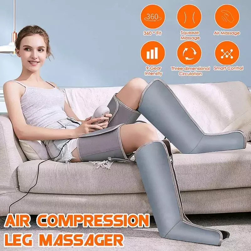 

Массажер для ног компрессионный, аппарат для снятия боли в ногах, успокаивает мышцы