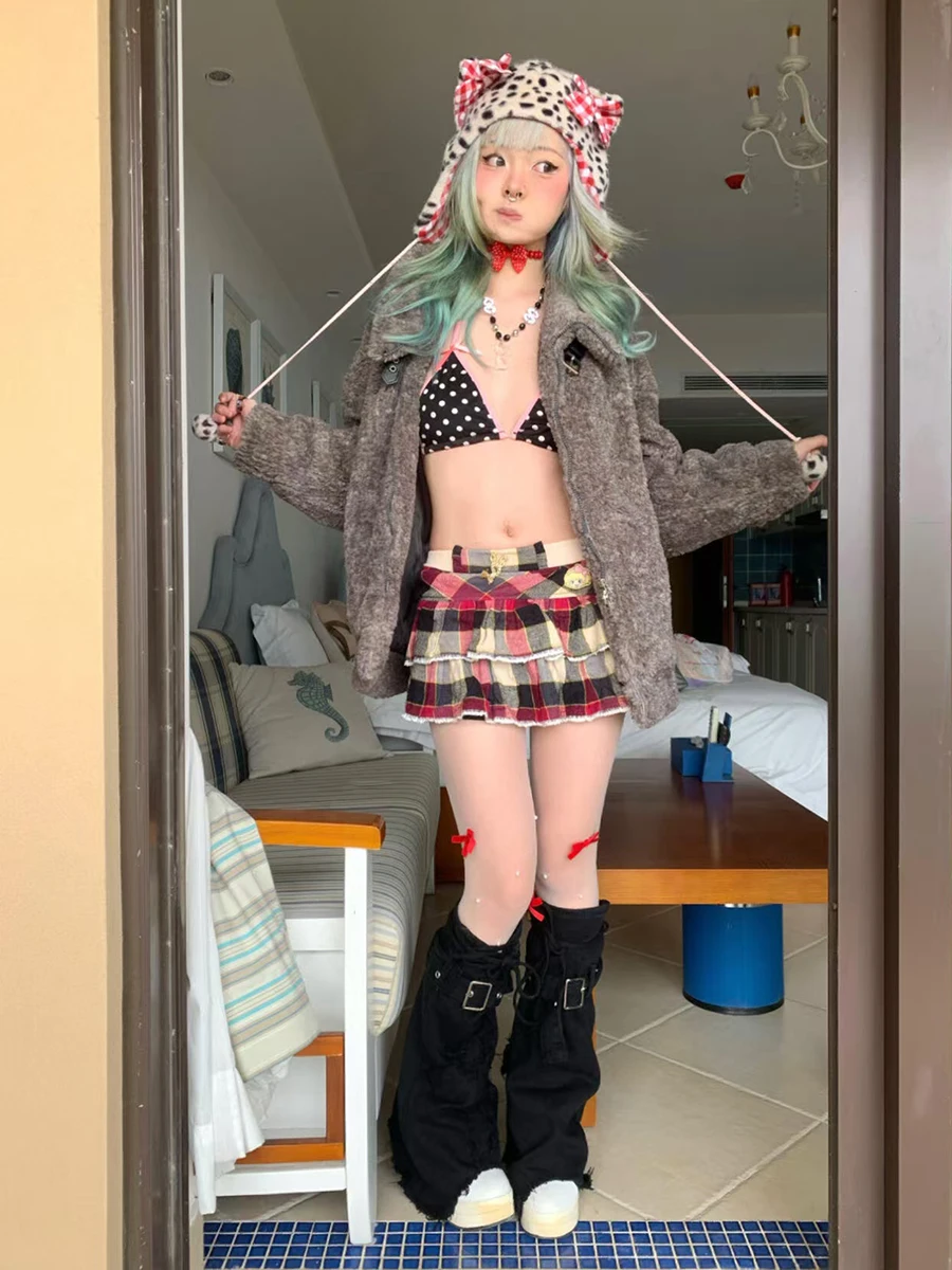 REDDACHiC Ретро черные женские гетры с заплатками креста джинсовые расклешенные