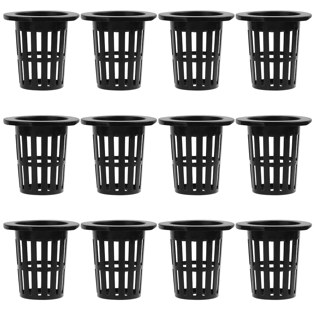 

50 Pcs Planting Cup Orchid Planter Pots Hydroponic Growth Baskets Nursery Net Cups Broadside Plastic Hydroponics