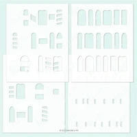 drawing crafts summer popsicle party pack reusable layering stencils template diy scrapbooking coloring folders stencil mold