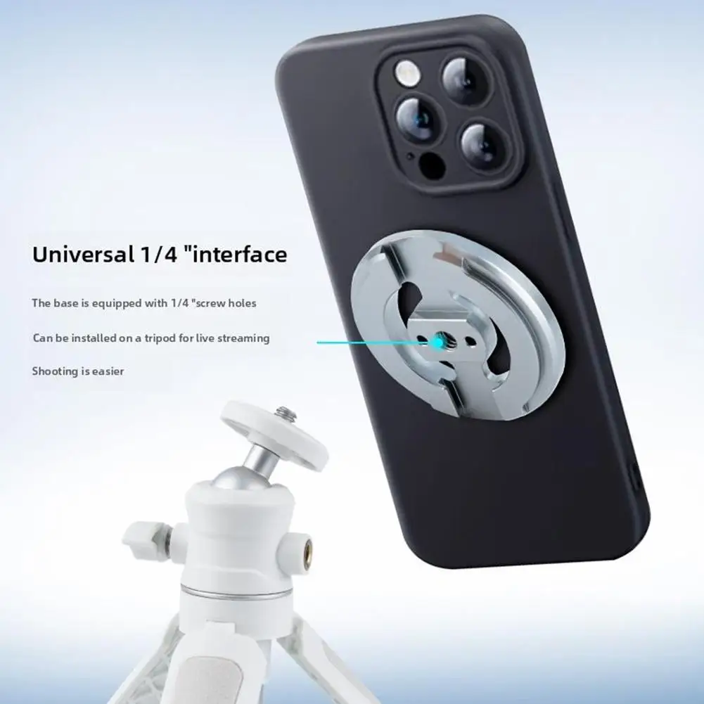 Портативный адаптер магнитного кронштейна для мобильного телефона с винтовым