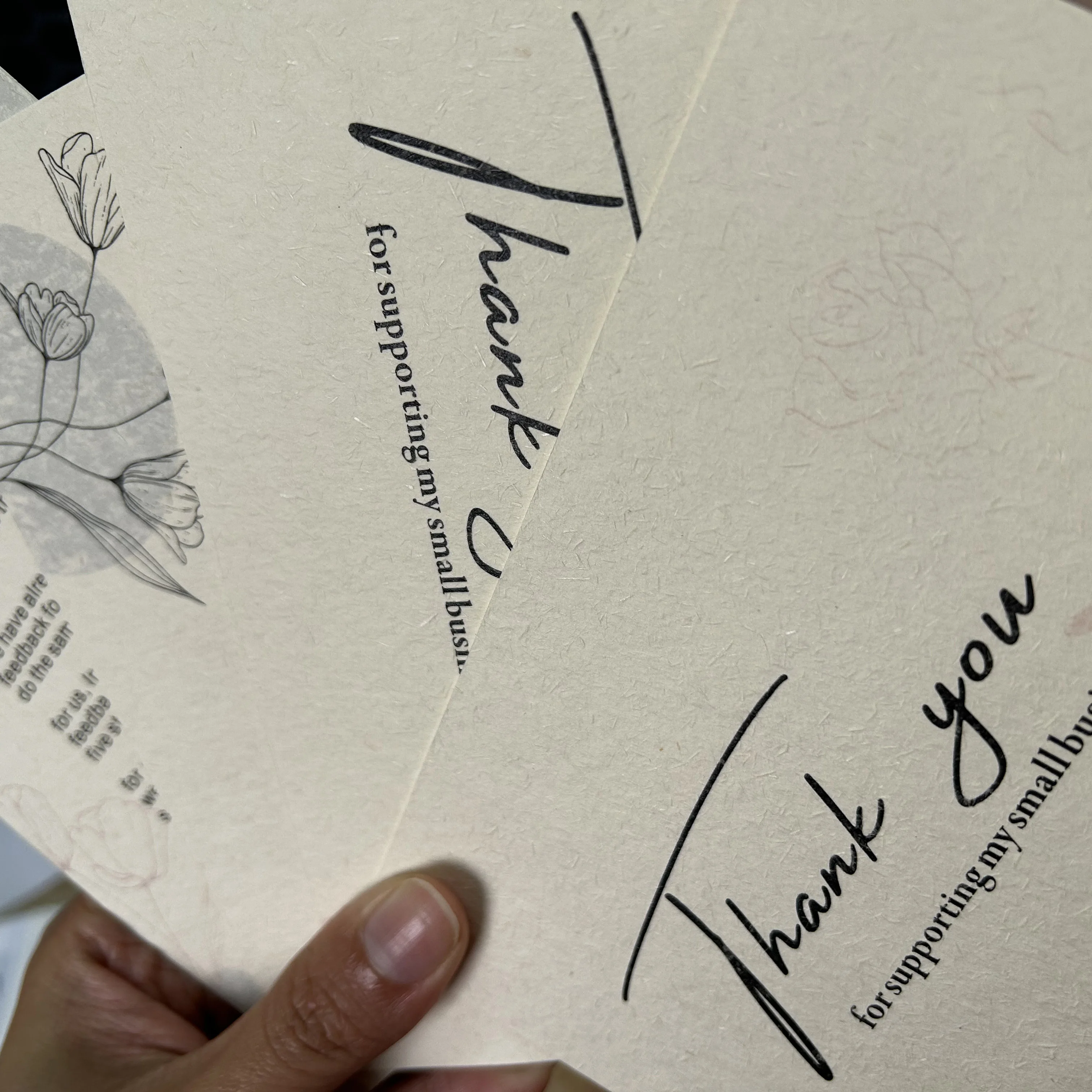 400 г Ванильная бумага магазина заказ спасибо открытка Подарок Украшение