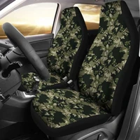 skull camouflage camo design car seat coverspack of 2 universal front seat protective cover