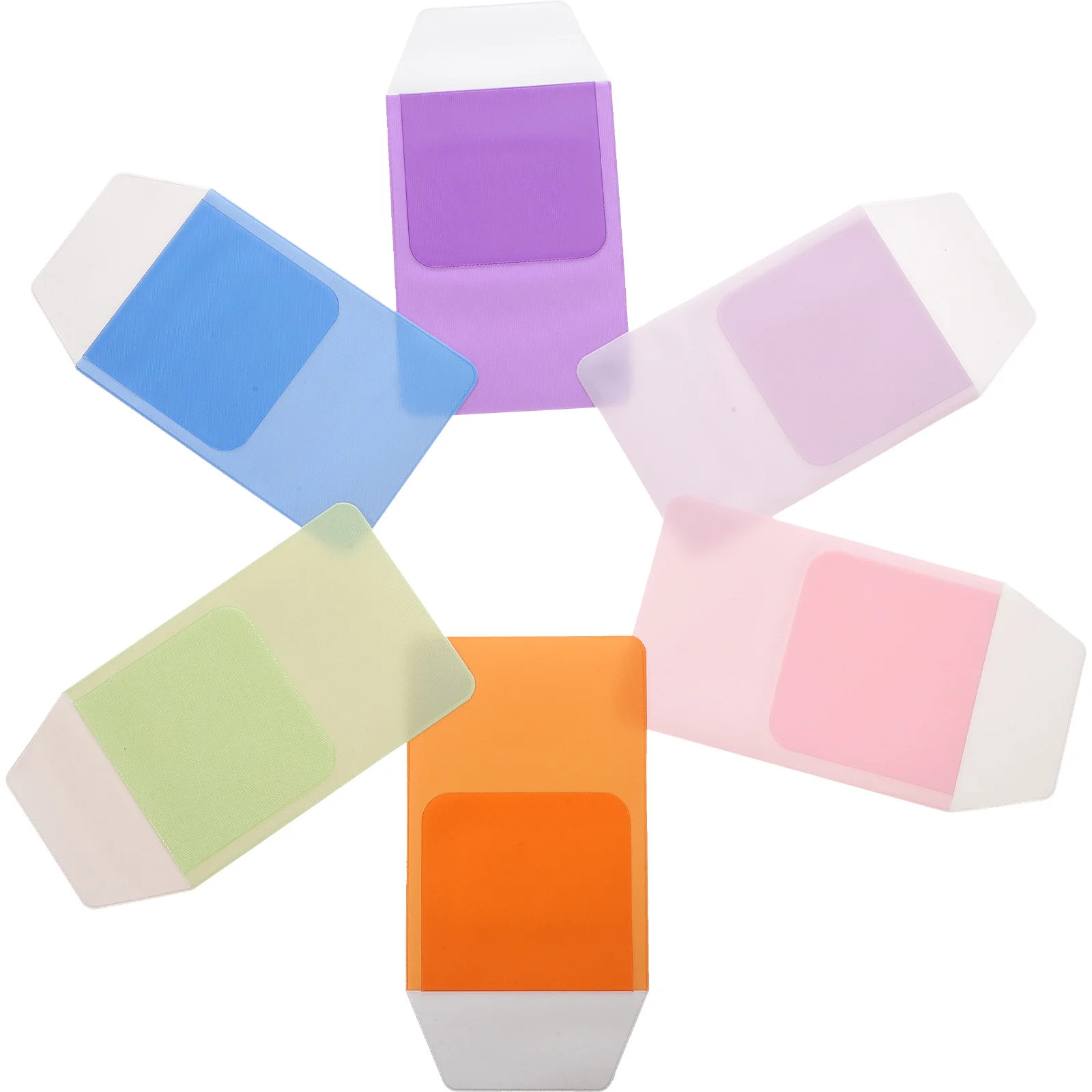 

6 Pcs Mixed Colorful Pen Protector Pen Bag Practical Pen Pouch Inserted Leak-Proof Pocket Protector