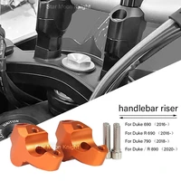 for duke r690 for duke 790 for duke r 890 motorcycle handlebar riser tow to handlebar clip 30mm offset 19mm extension adapter