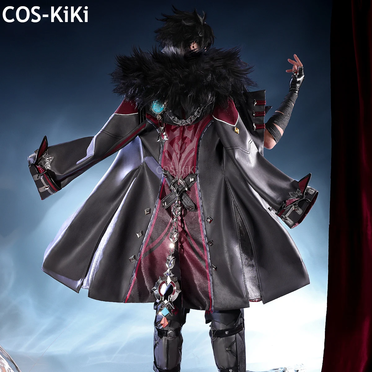 Костюм для косплея COS-KiKi Genshin Impact Wriothesley Warden великолепный красивый костюм на
