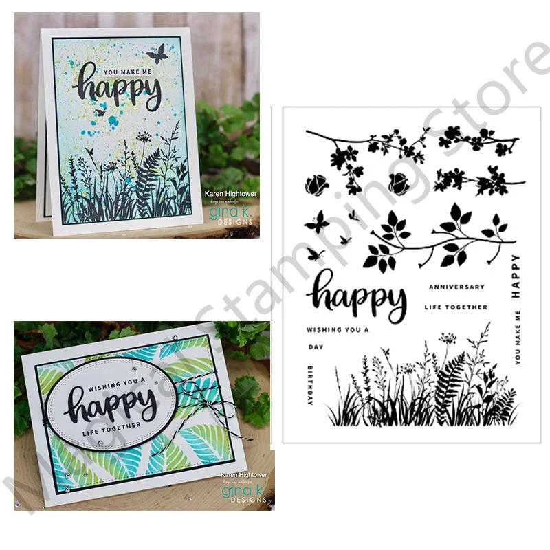

Metal Cutting Dies and Stamp Decoration Letter Plant Splicing Full Page Die Dies Scrapbook Stamping Dies 2022