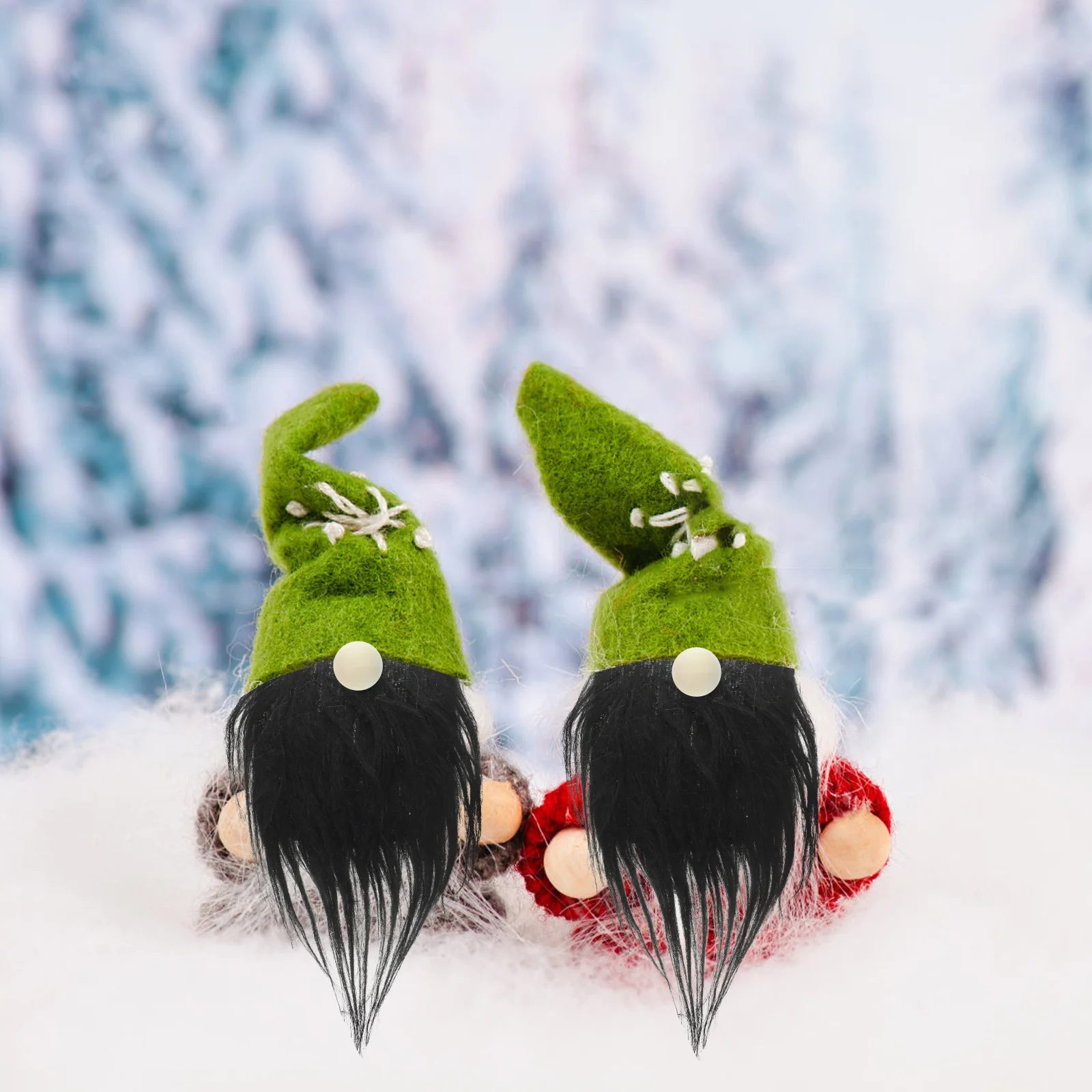 

Artificial Material Gnome Beards Pre-cut Gnomes Craft Fluffy Wood Bead Nose