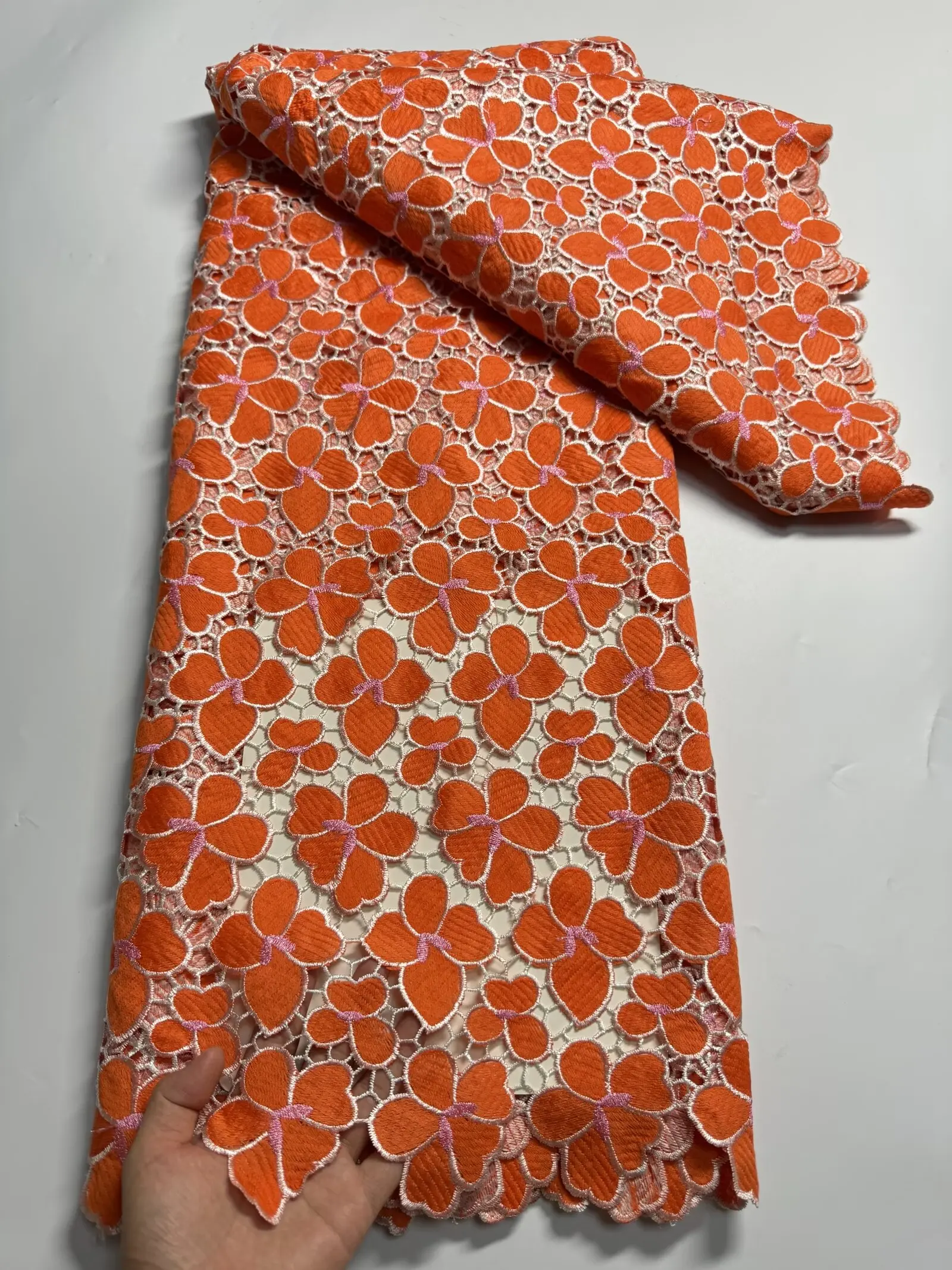 Африканский шнур кружевная ткань желтые кружевные гипюровые ткани высокое