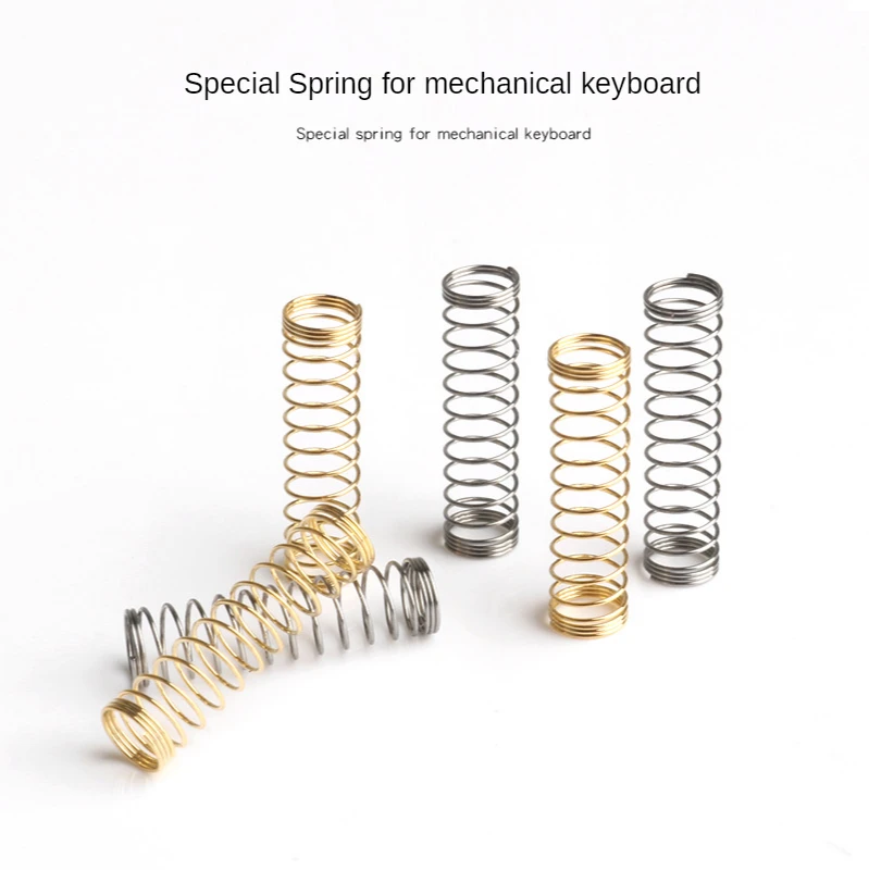

Mechanical Keyboard Shaft Spring 35g 45g 60g 62g 67g 80g 150g switch spring gold plating spring Cherry MX compatible