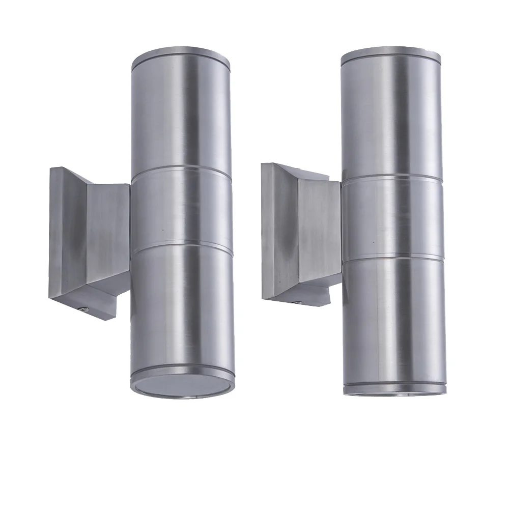 

Алюминиевая настенная лампа GU10, круглая прикроватная настенная лампа для помещений, лофта, улицы, коридора, светильник льник, 110 В, 240 В перем...