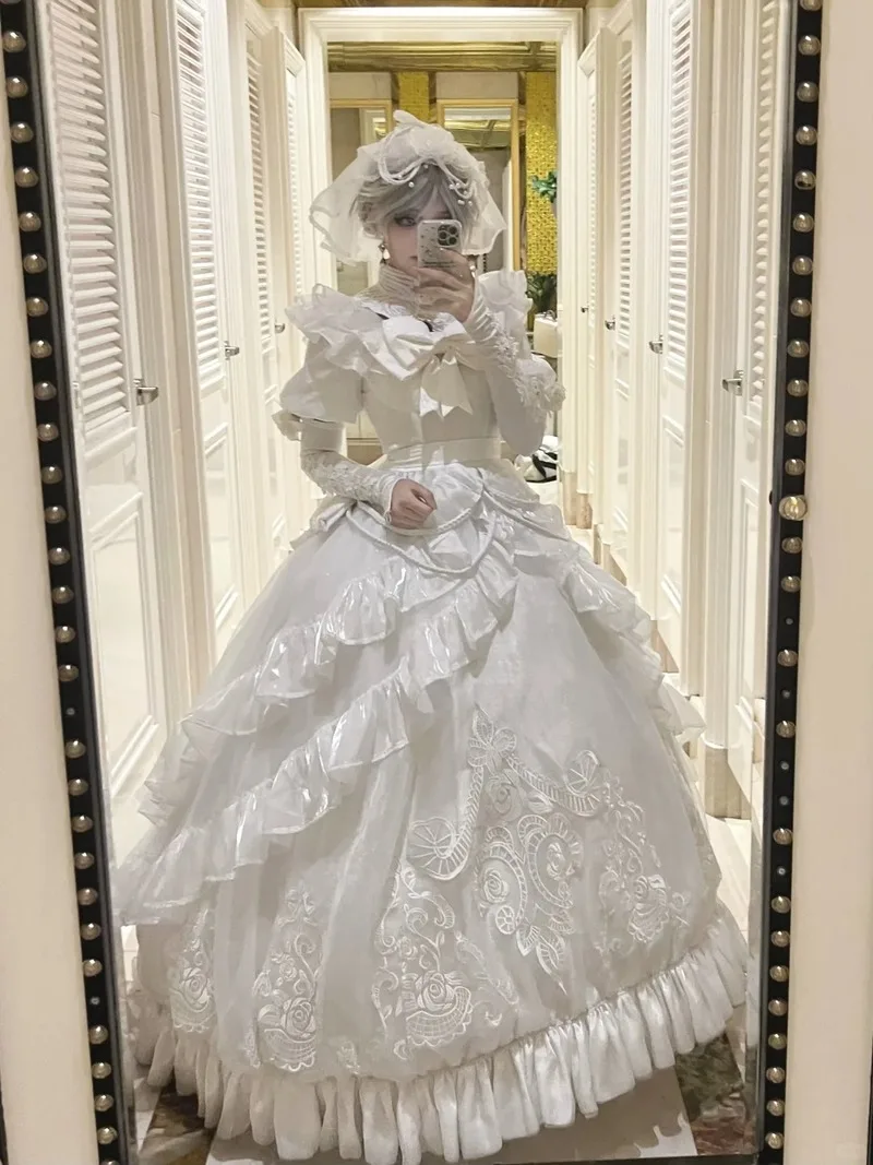 Фото Игра Identity Кровавая Королева Косплей Костюм Мэри Платье Лолиты Кожа Обещанный Дневной Парик Женщина Хэллоуин Необычные Маскарадные Бальные Платья №1