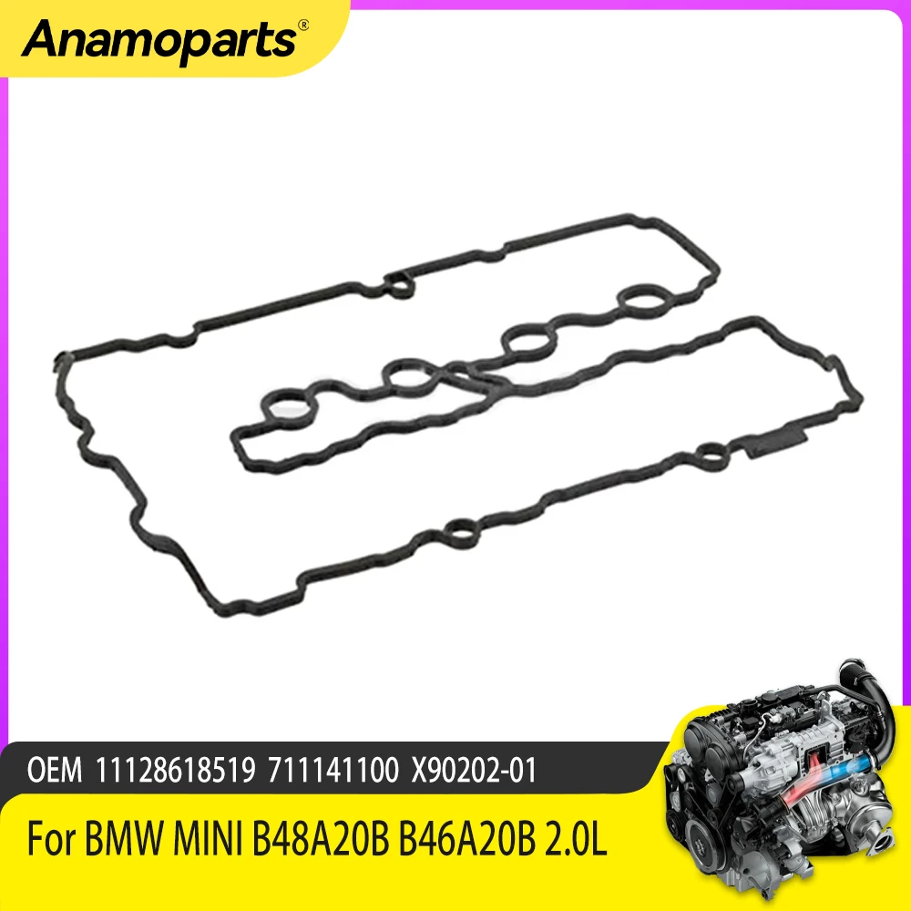 Прокладка крышки клапана головки блока цилиндров для BMW MINI B48A20B B46A20B 2.0L 11128618519