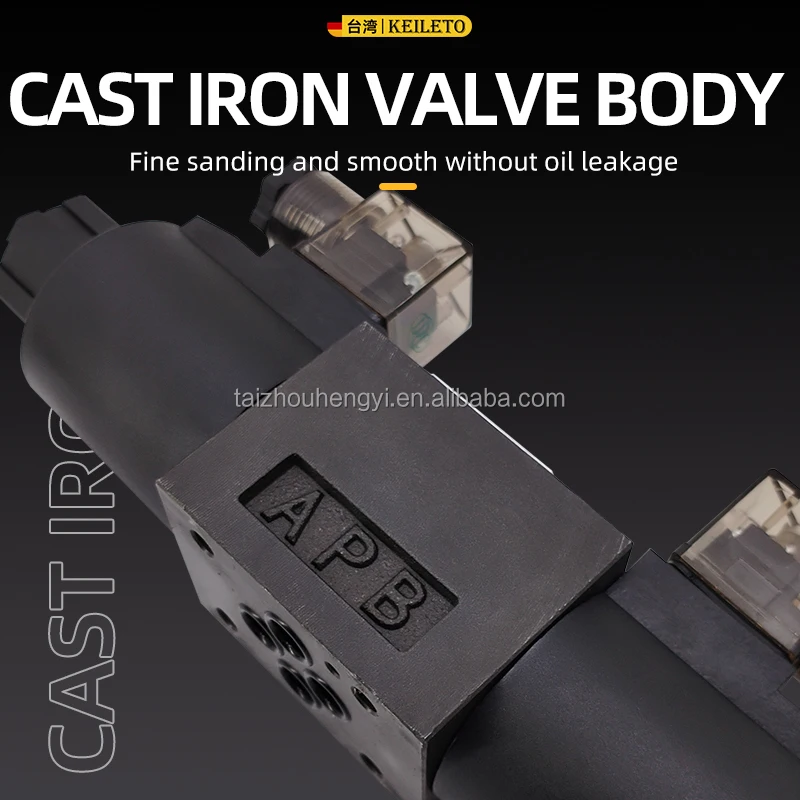 Гидравлический клапан SWH-G02-C2 B2 C3 C4 C5 C6 D2-D24-20 KEILETO электромагнитный D2-A240-20