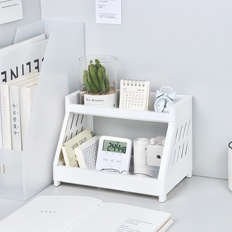 

Полка-органайзер «кошачья лапа», многофункциональная полка, Двухуровневая полка для хранения, настольная полка для хранения, органайзер дл...