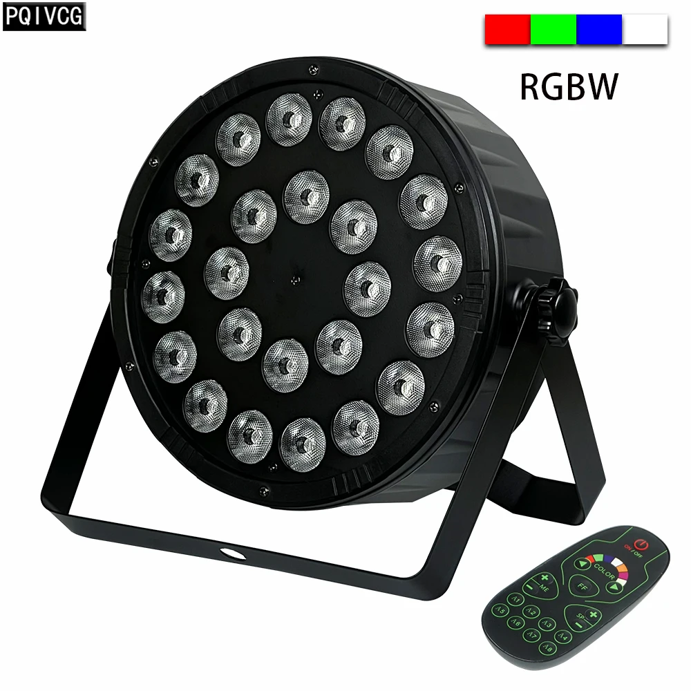 

24x12w Led Par Light RGBW 4in1 DMX512 ABS Plastic Par Light Professional Stage Dj Party Light Patry Disco