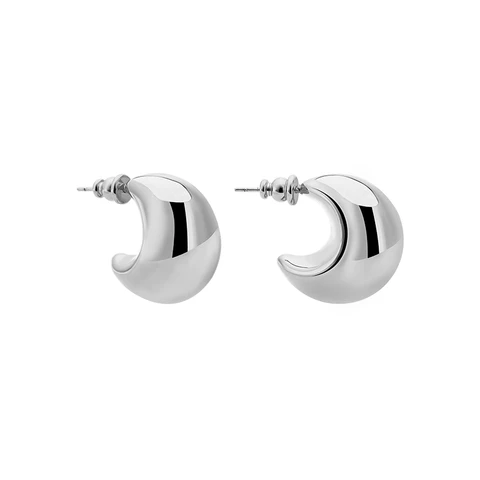 VAROLE Полые серьги-гвоздики из меди