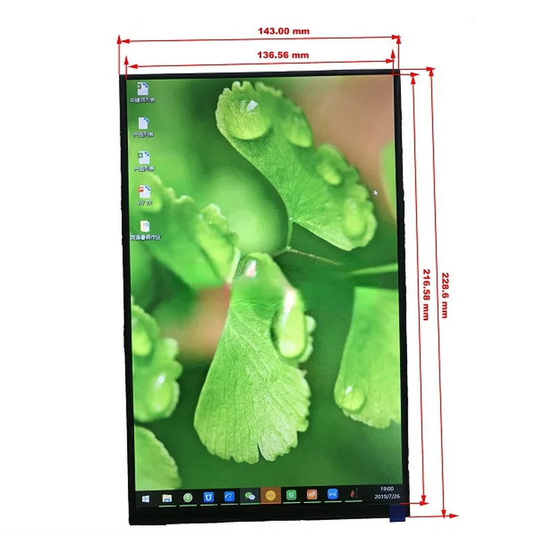 

10,1 дюймовый цифровой tft ЖК-дисплей модуль 800*1280 LVDS 20 контактов вертикальные экранные панели с сенсорными панелями опционально