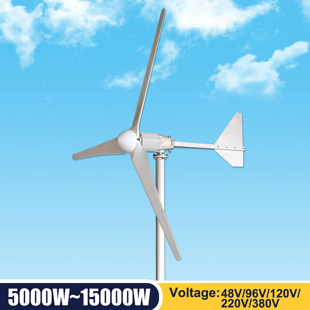 

DIDITO 3000w 5000W 6000W Wind Turbine Generator Complete Set 48V 96V 220V Free Energy Generators Windmill Vertical Axis