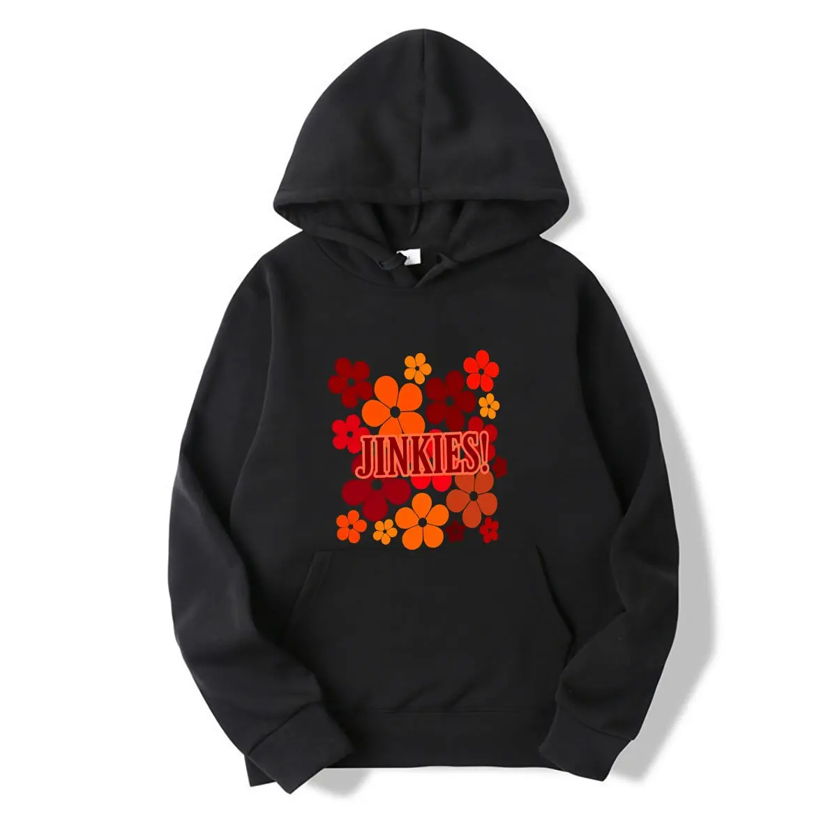 Velma Jinkies retro flower power print Hooded sweatshirt anime clothes Arrival Round Collar Outfits fashion streetwear