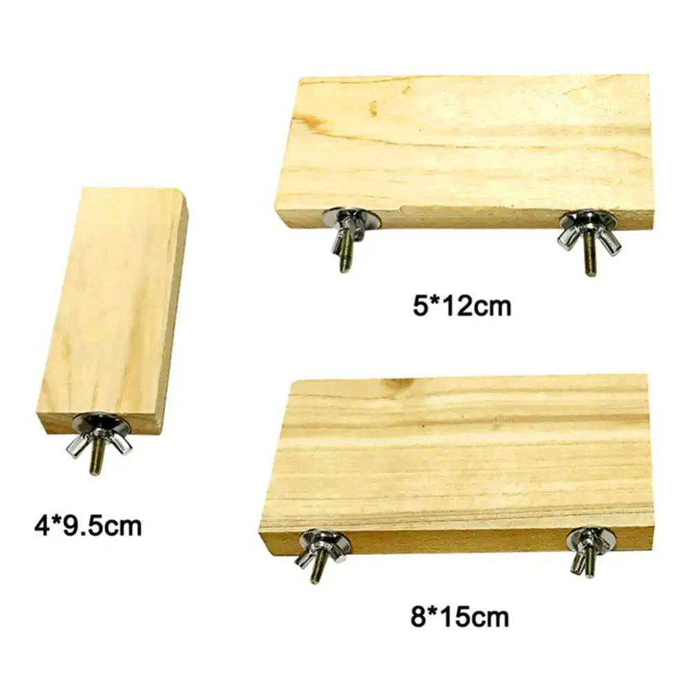 Деревянная подставка для попугая птицы окуня подвесная платформа искусственная