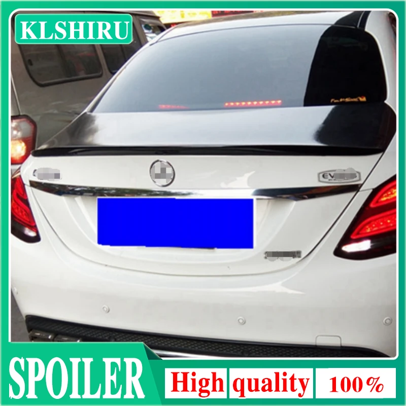 

Спойлер для Mercedes Benz W205 2016-18 C180/C200/C230 C-класс высококачественный спойлер для заднего крыла автомобиля цветной задний спойлер