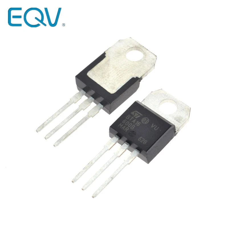 

10pcs BTA16-600B TO-220 BTA16-600 TO220 BTA16 600V 16A TRIACS новые и оригинальные