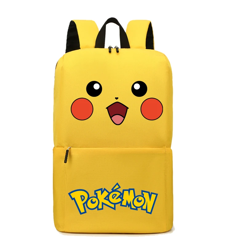 

Pokemon Pikachu Backpacks Go Primary School Bag Anime Figures Printed Kids Bags Big Capacity Travel Bag Knapsack Girls Boys Gift