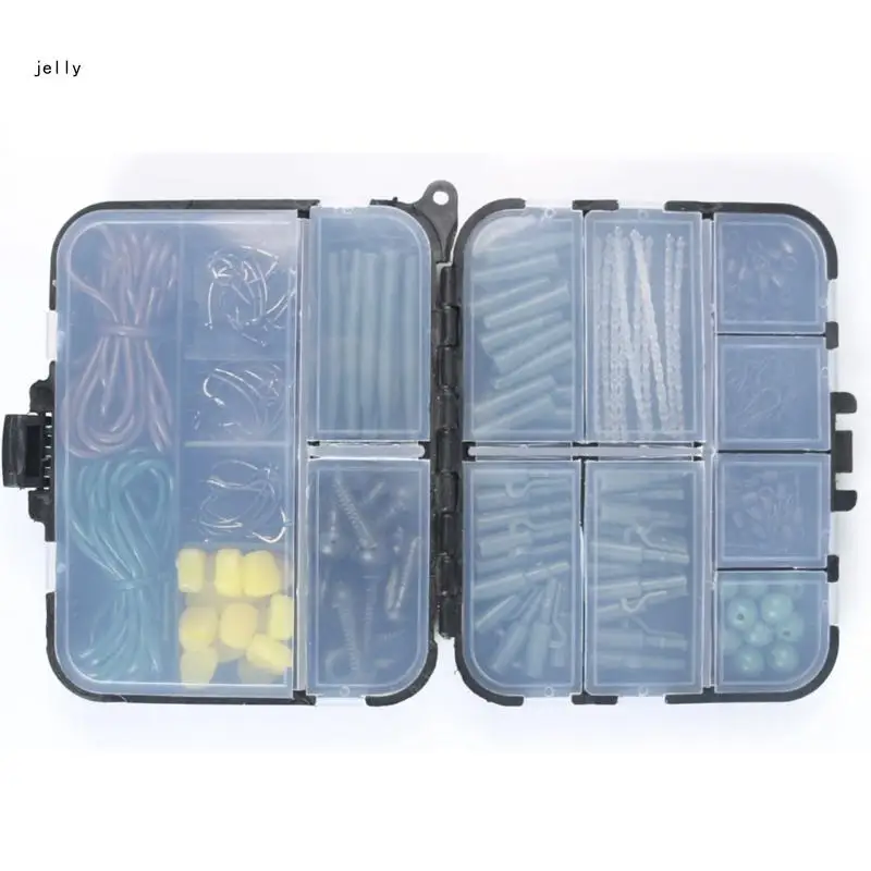 307 шт. аксессуары для рыболовного снаряжения вертлюги защелки приманки кукурузы