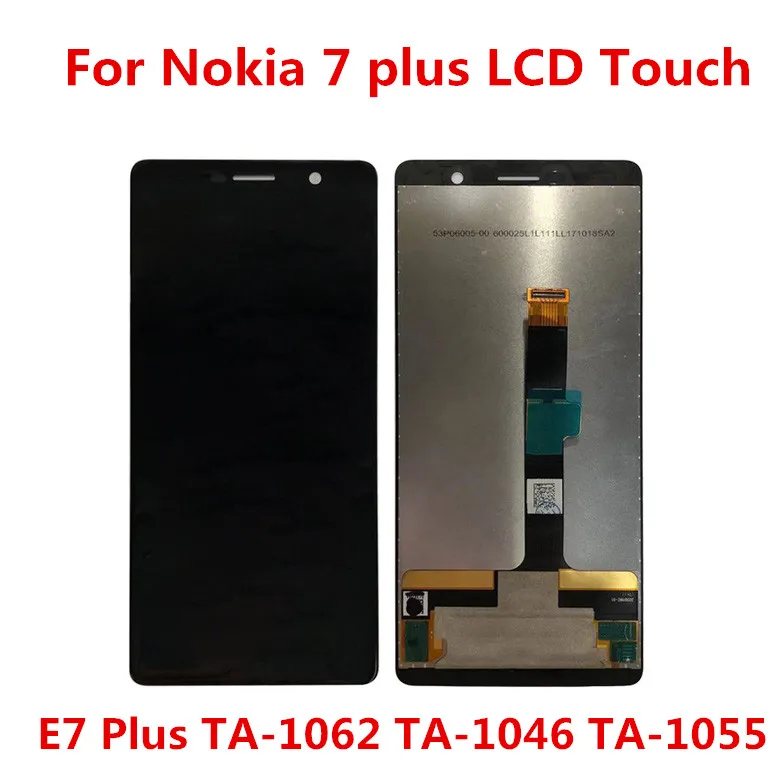 

Для Nokia 7 Plus ЖК-дисплей сенсорный экран стеклянная панель дигитайзер в сборе