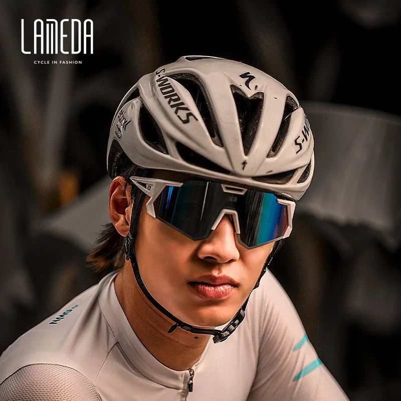 LAMEDA Photochromic Cycling Glasses For Men Women Goggles Bicycle Sunglasses Outdoor Sports Windproof Dust-proof Eyewear images - 6