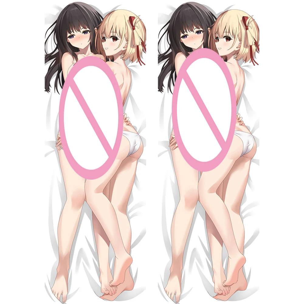 

lycoris recoil Takina Inoue Chisato Nishikigi Cosplay Body Pillow Case Dakimakura Peachskin Hugging Body Throw Pillow Cover