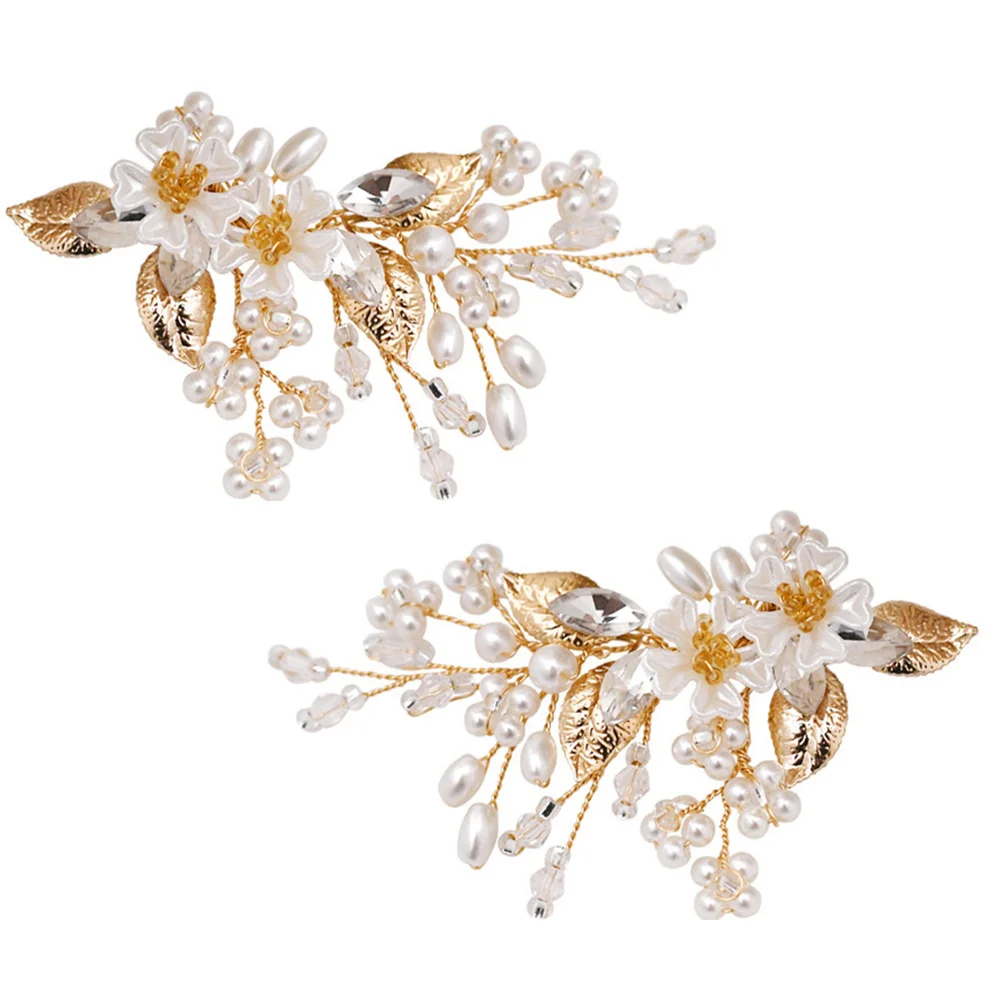 

Crystal Flower Wedding Shoe Accessories Removable Buttons Decoration Detachable Buckle Bride Buckles Adornments