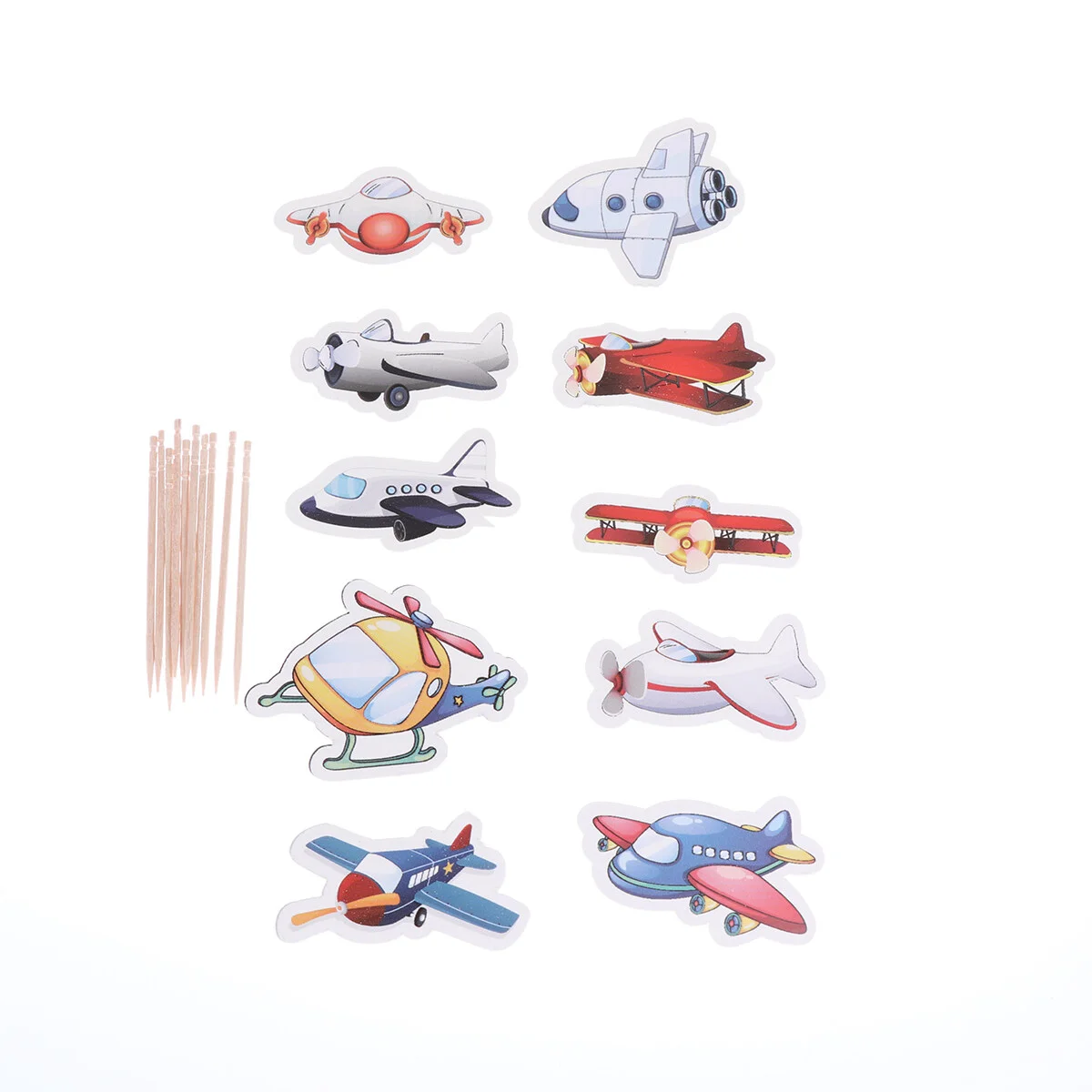 

10Pcs Airplane Cupcake Topper Aircraft Cake Picks Plane Birthday Party Topper Birthday Cake Decoration Birthday Party Favors