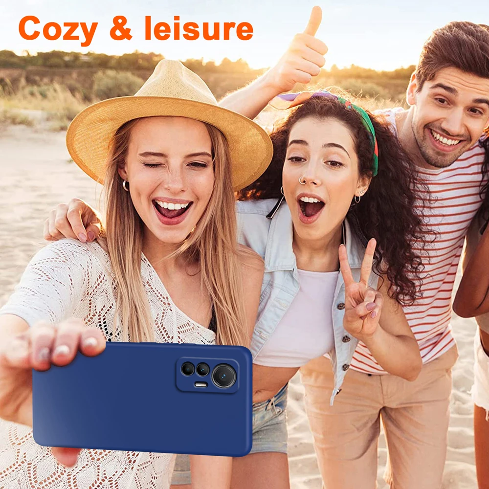 Роскошный Новый цветной чехол из жидкого силикона для телефона Xiaomi Mi 12 12S 12X 12T Pro