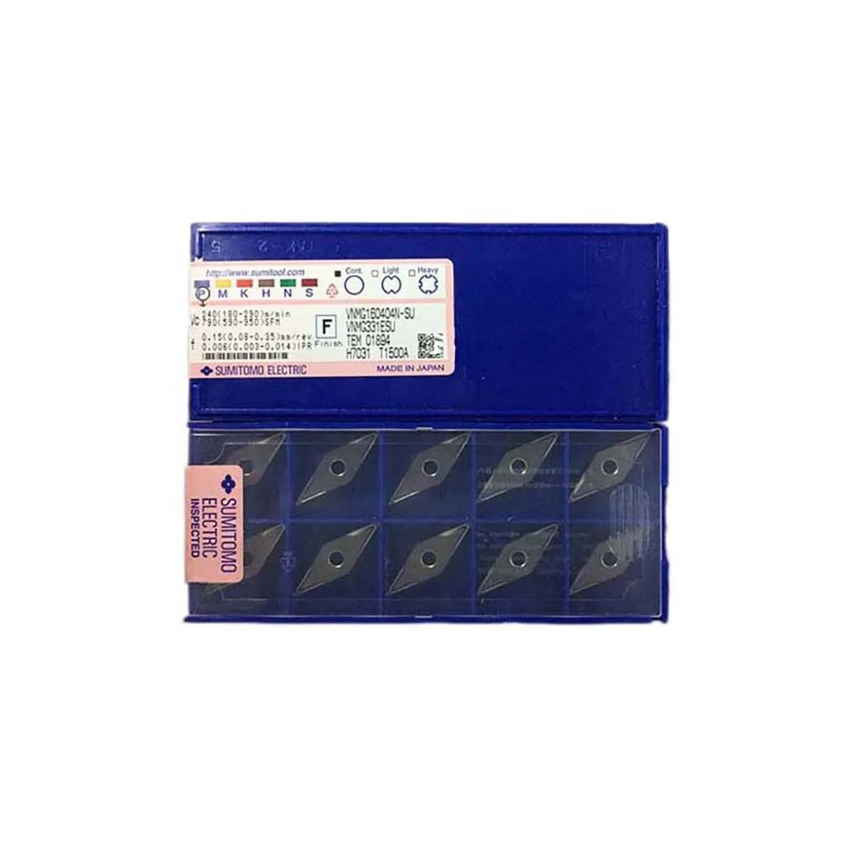 

SUMITOMO 100% Original VNMG VNMG16 VNMG160408N VNMG160404N VNMG160402N Medium Roughing Carbide Turning Inserts