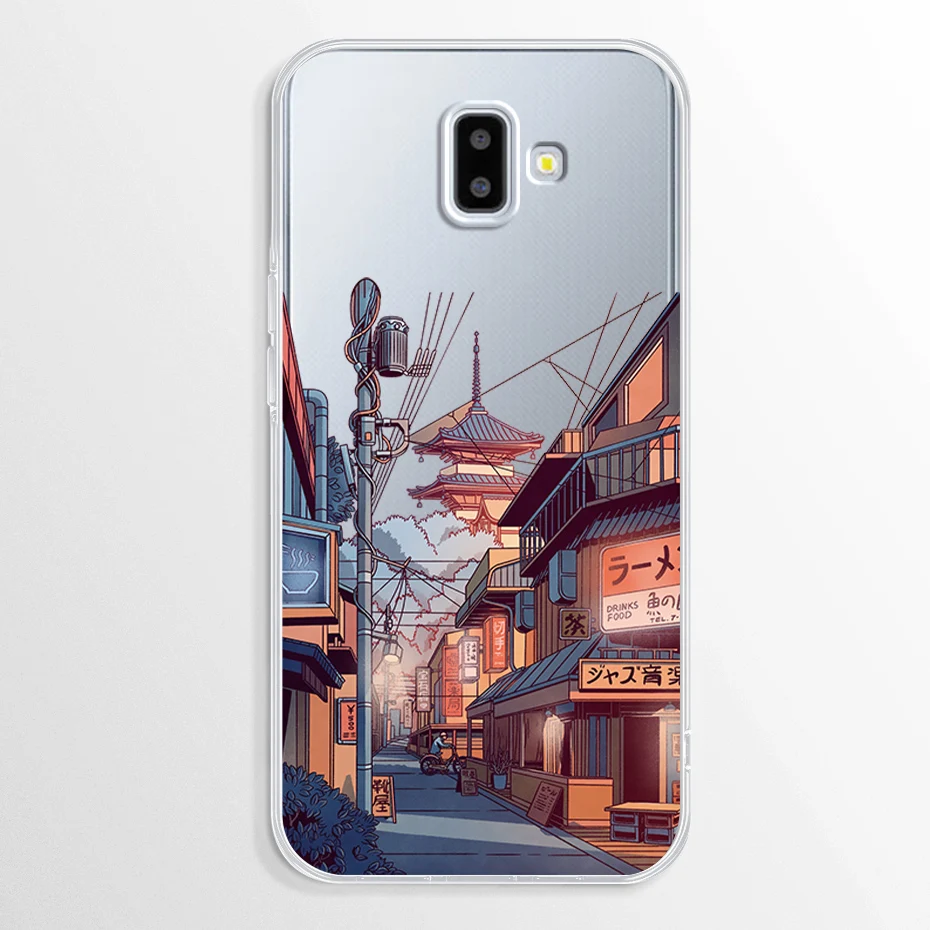 Чехол для Samsung Galaxy J6 Plus чехол 2018 J 6 J6Plus + J610F J600F мраморный Мягкий Силиконовый ТПУ