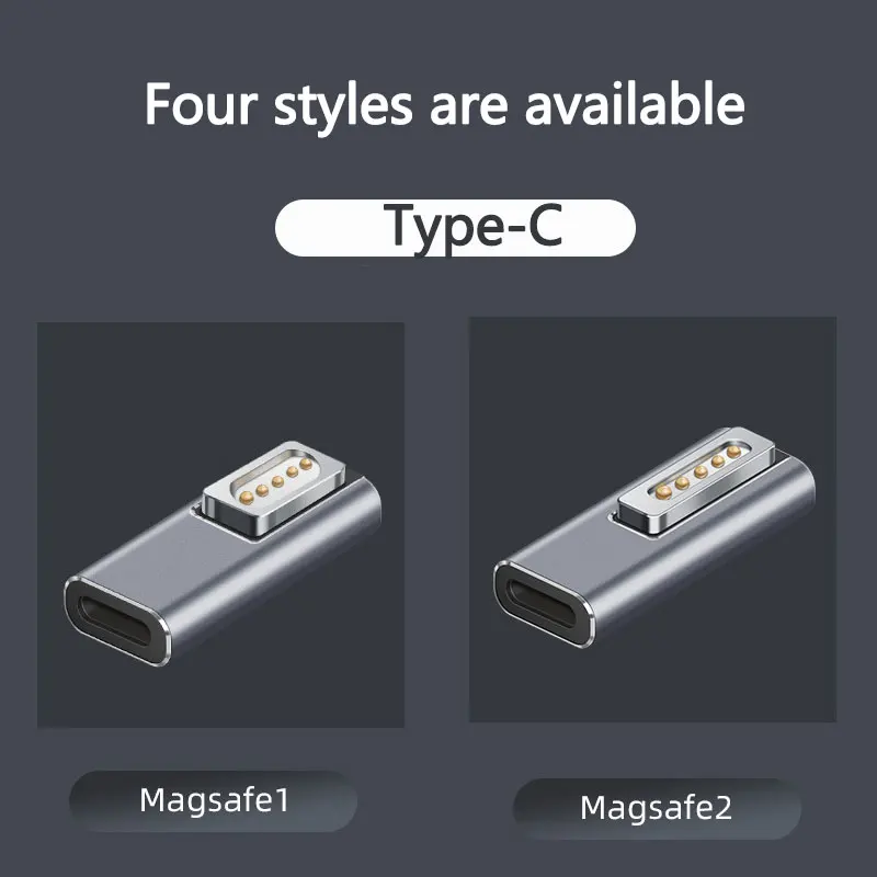 Адаптер для MacBook Magsafe 1 2 Type C магнитный кабель Pro Air USB переходник с быстрой зарядкой