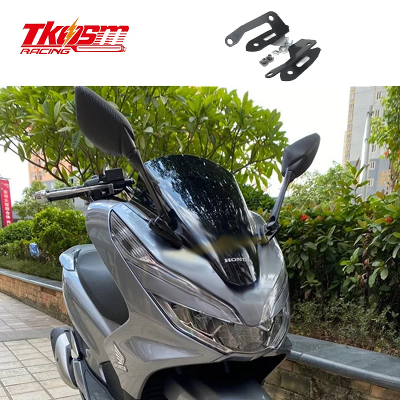 

modified rearview mirror forward bracket forward shift mirror bracket fixed Suitable for PCX150 125