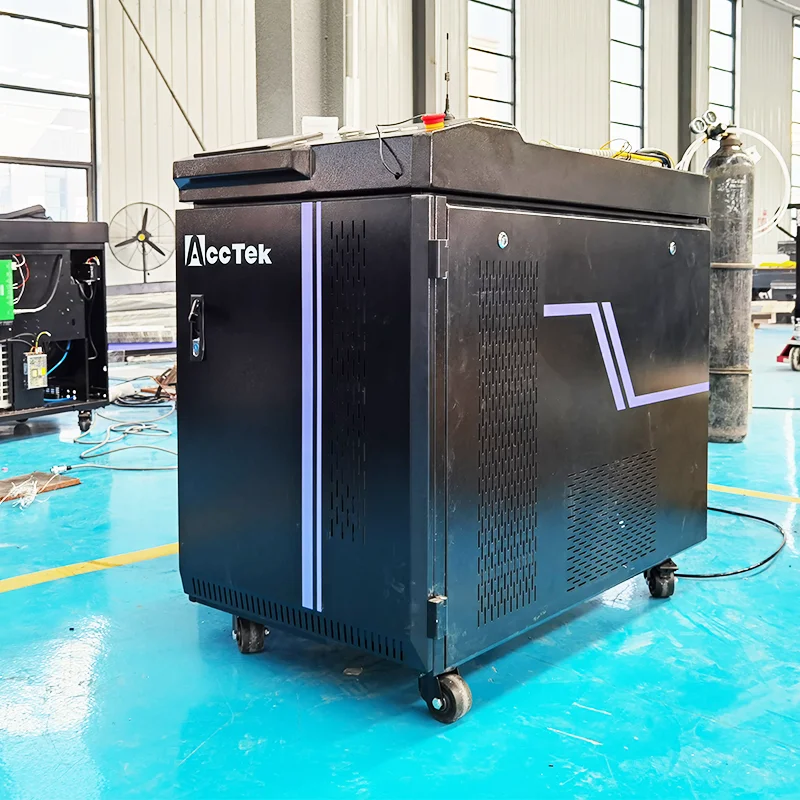 

Fiber Laser Rust Cleaning Metal machine with water chiller
