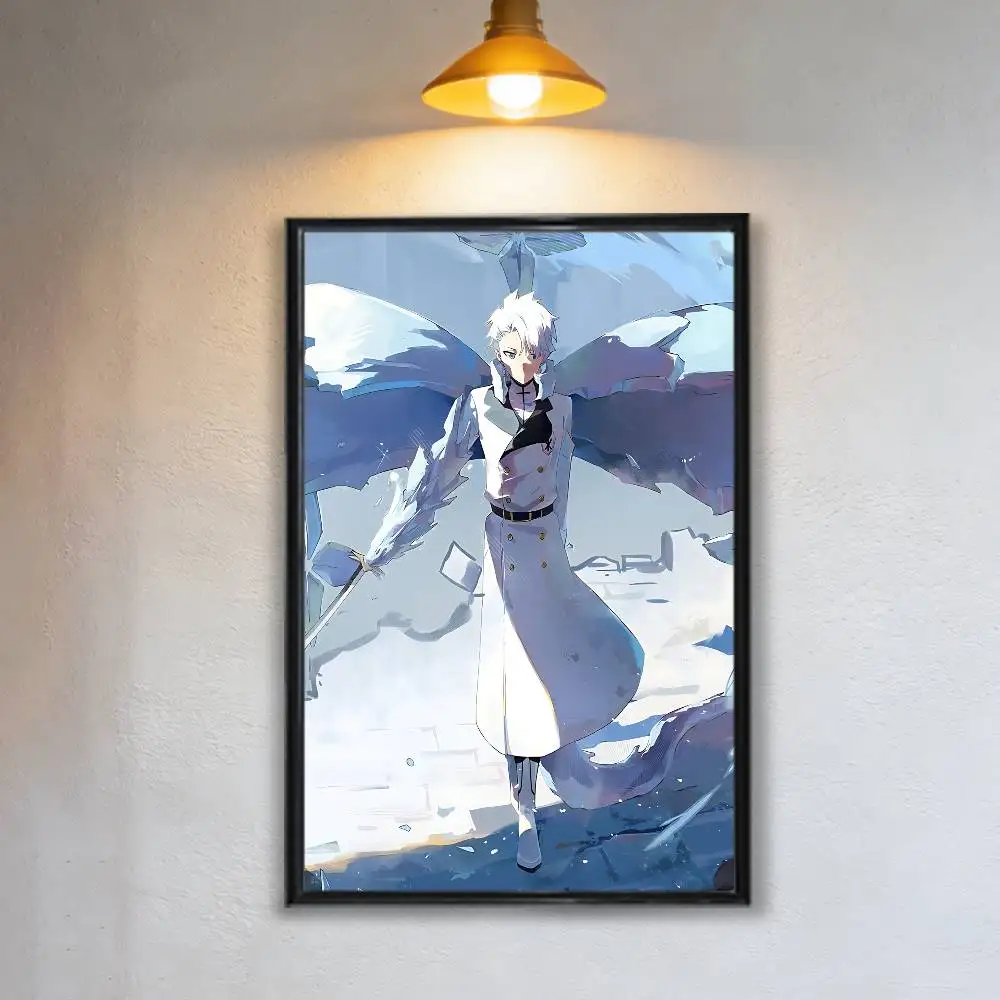 Фото Ичиго Куросаки, Тоширо Хицугая, постер BLEACH, HD-арт, наклейка на стену, водонепроницаемая, для дома, гостиной, спальни, бара, эстетическое украшение. №5