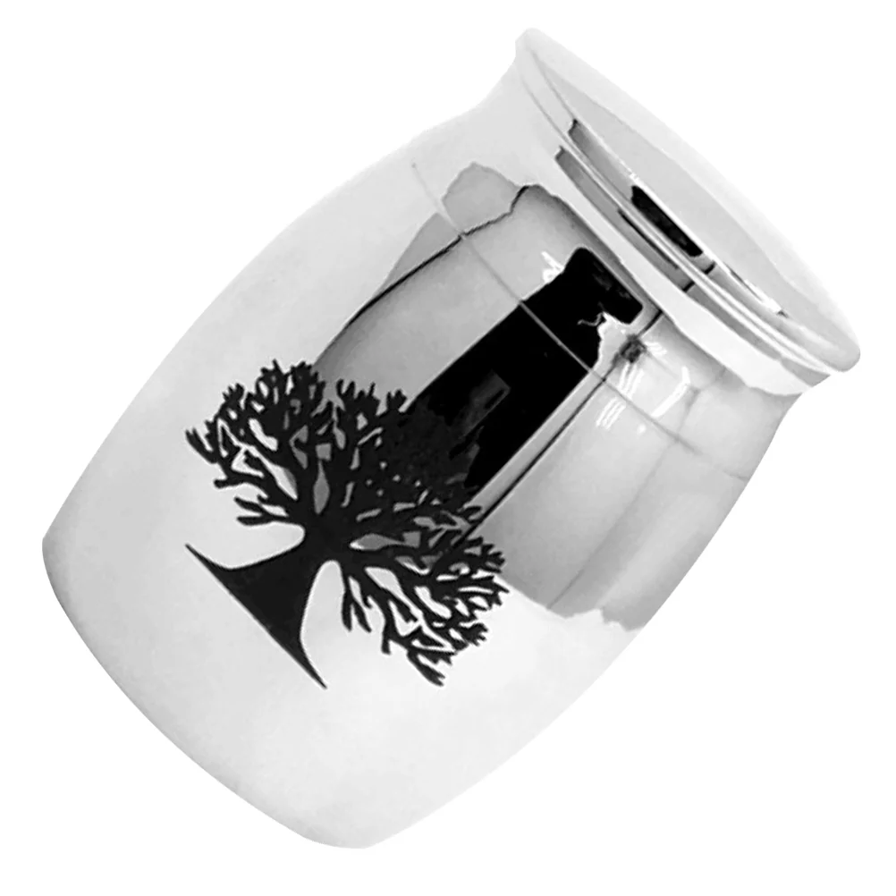 

Контейнер для урны из нержавеющей стали с изображением дерева жизни