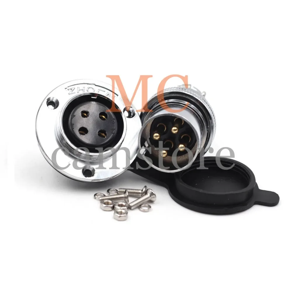 4-контактный водонепроницаемый разъем питания GX30 авиационный провод для припоя