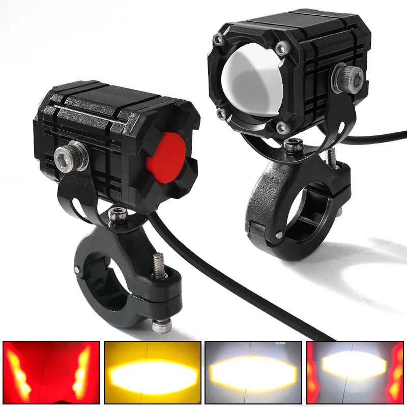 

Motorcycle LED spotlights headlamps are super bright and waterproof Modified lamp