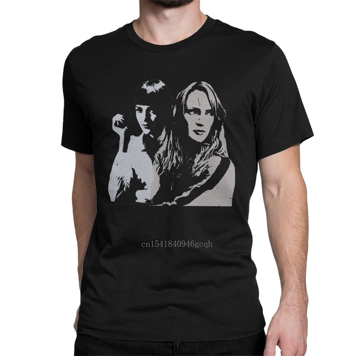 

Men T-Shirt Kill Bill PULP FICTION Fun Pure Cotton Tee Shirt Short Sleeve Quentin Tarantino T Shirts Crewneck Clothes 6XL