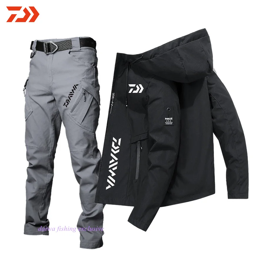 

2022 New Daiwa Waterproof and Windproof Fishing Suits Thin Fishing Suits Quick-drying Fashion Fishing Suits for Outdoor Sports
