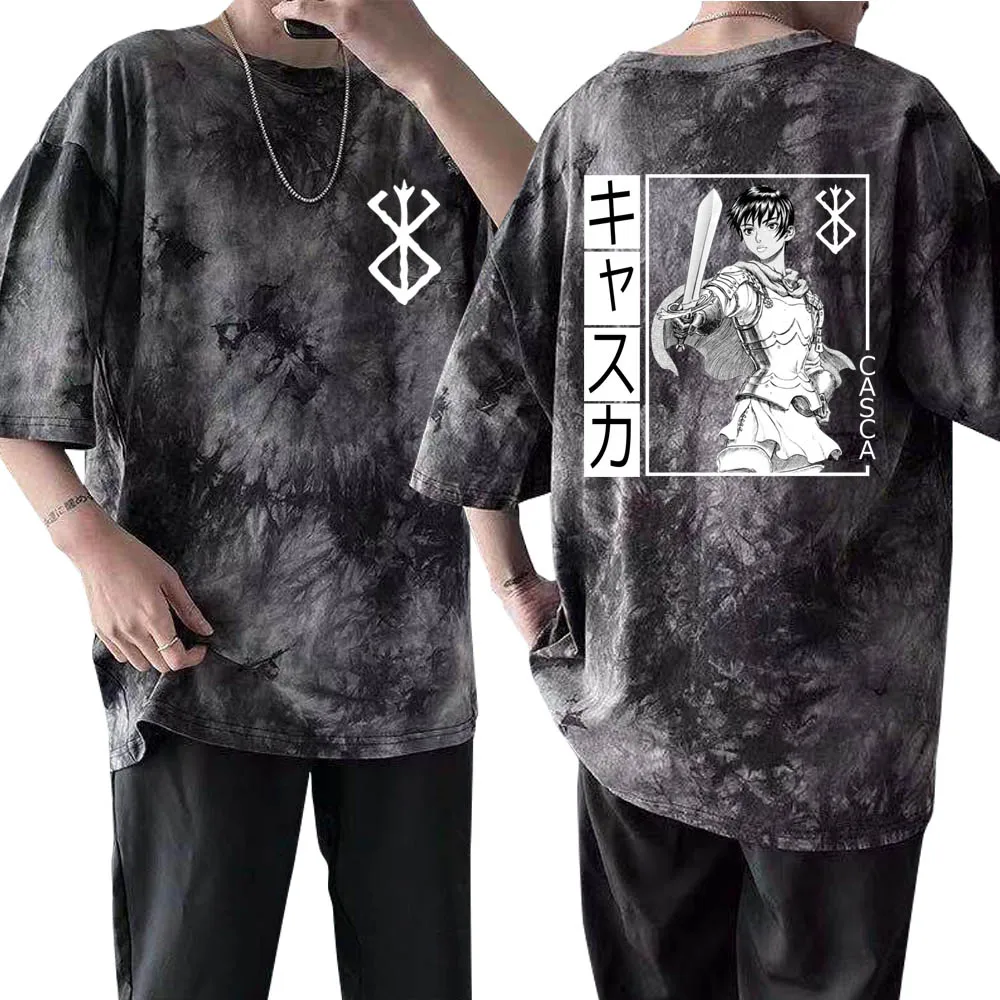 

Hot Anime Berserk Casca T Shirt Men Graphic Tees Harajuku Short Sleeve Hip Hop Tees